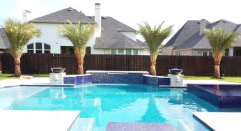 Sylvester install behind a new pool