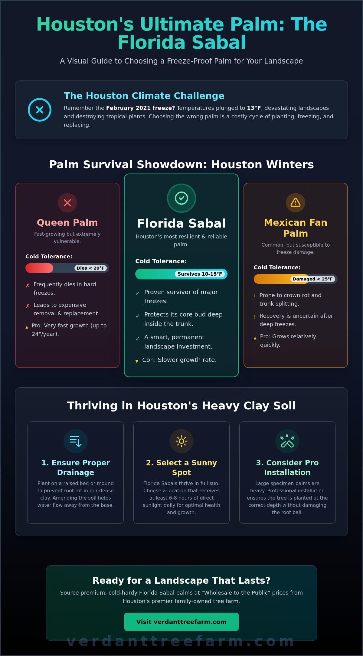 Florida Sabal Palms in Houston: The Complete Landscaping Guide (2026)