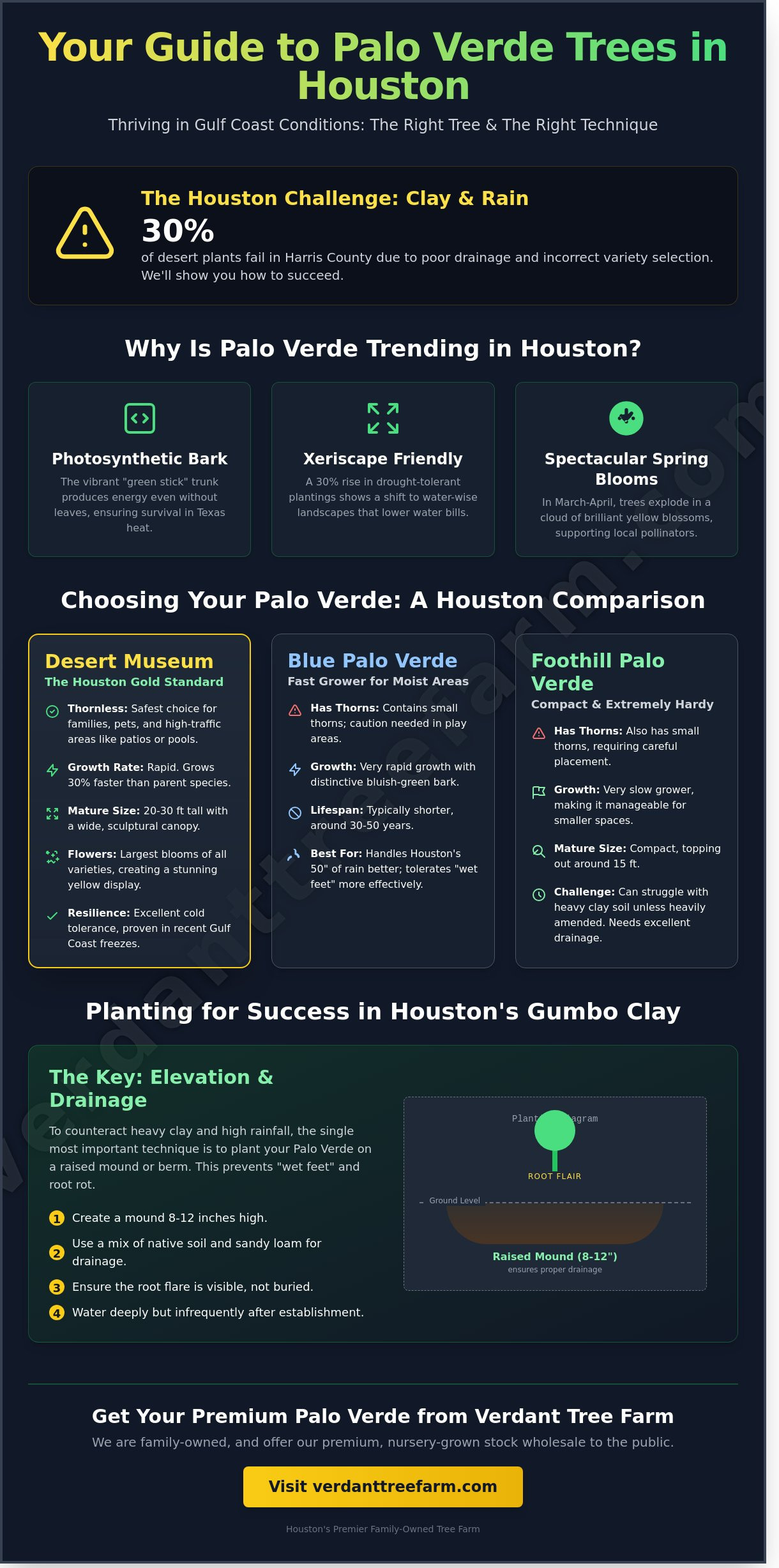 Palo Verde Tree: The Ultimate Guide for Houston Landscapes (2026)