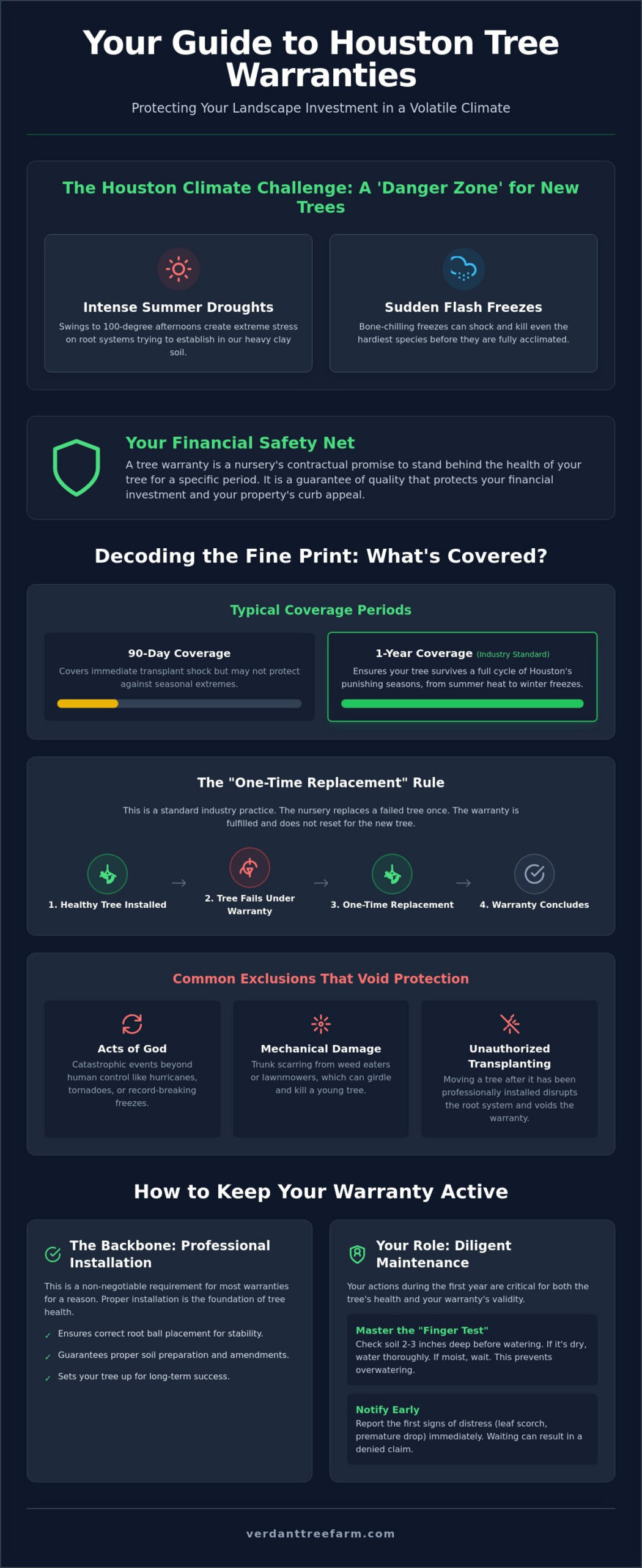 Tree Warranty Houston: Protecting Your Landscape Investment in 2026