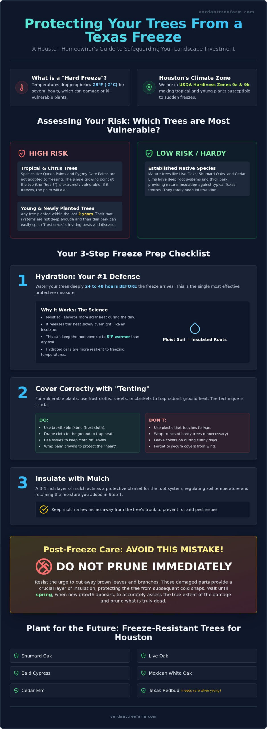 How to Protect Trees from a Texas Freeze: The 2026 Houston Guide