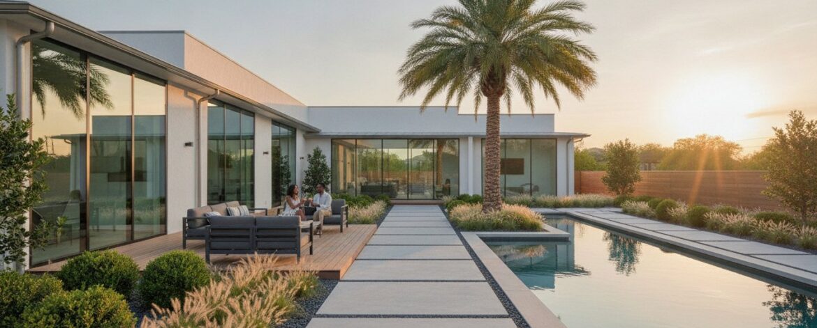 Landscape Design for Modern Houston Homes: Aesthetics Meets Climate Resilience