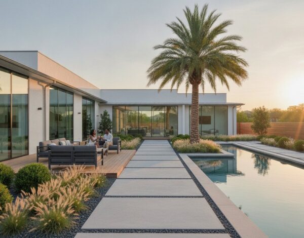 Landscape Design for Modern Houston Homes: Aesthetics Meets Climate Resilience