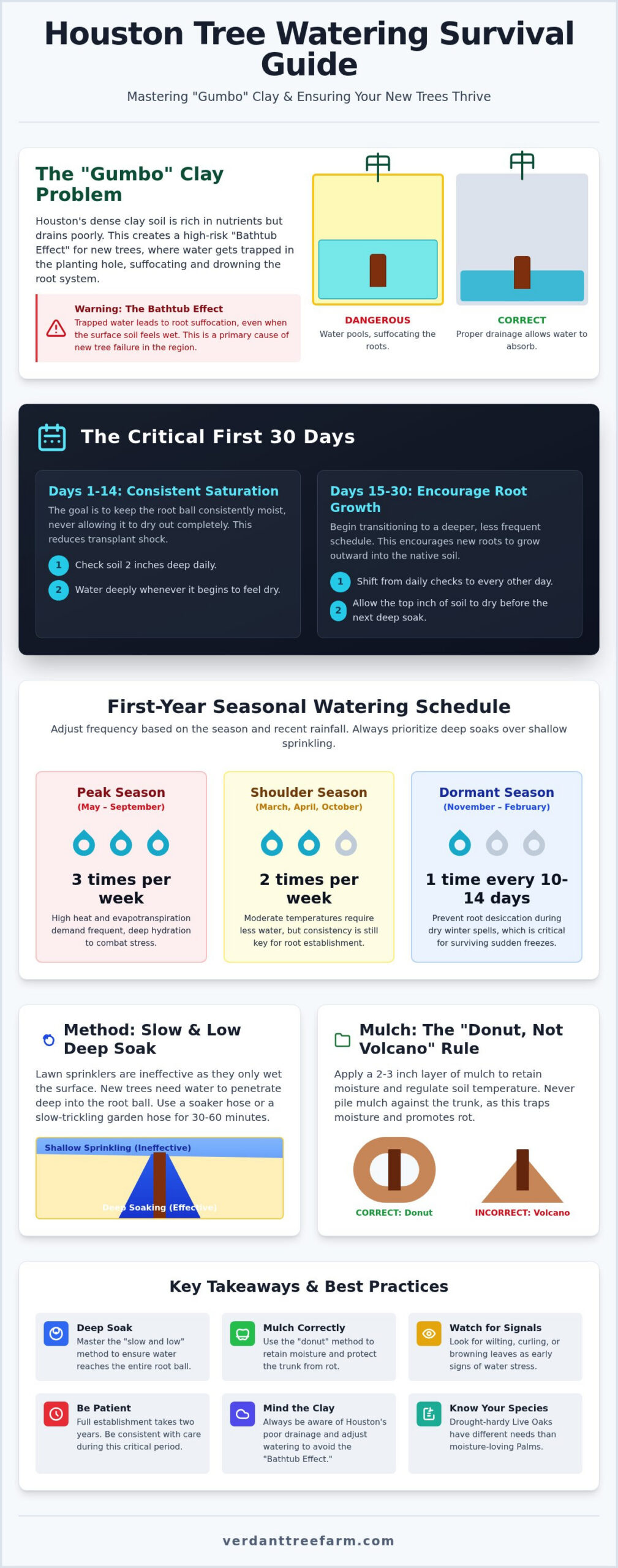 Watering Schedule for New Trees in Houston: 2026 Guide