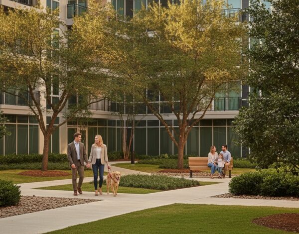 Houston Apartment Complex Tree Installation Guide
