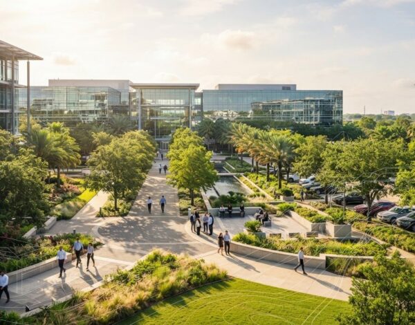 Houston Office Park Landscaping: A Guide for Managers