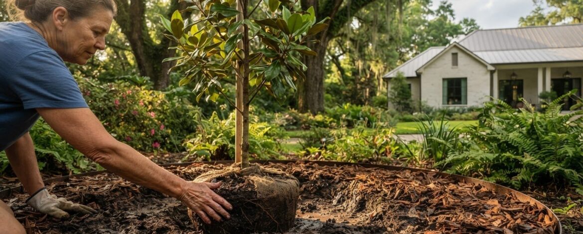 How to Care for a Newly Planted Magnolia Tree in Houston