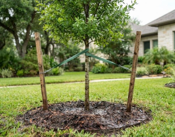 How to Stake a New Tree Correctly: A Practical Houston Guide