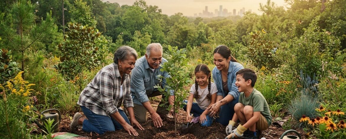 Tree planting for future generations through forest recovery