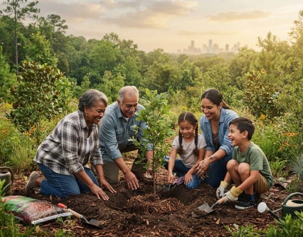 Tree planting for future generations through forest recovery